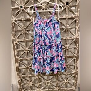 LIKE NEW/EXCELLENT CONDITION Lilly Pulitzer Loro Dress- Corsica Blue Size Medium